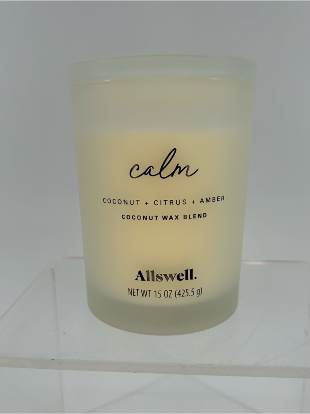 Allswell Calm NEW candle